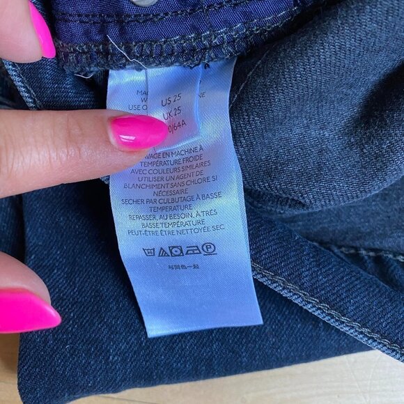 𝅺FREE People BNWT "Stella" Jean Hi-Rise Button Fly - Picture 10 of 12